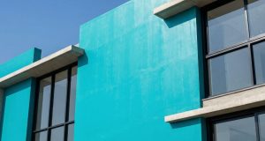 External wall acrylic paint turquiose
